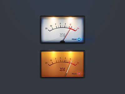 Audio UI - VU meter audio fruity loops music plugin production ui ux volume vst