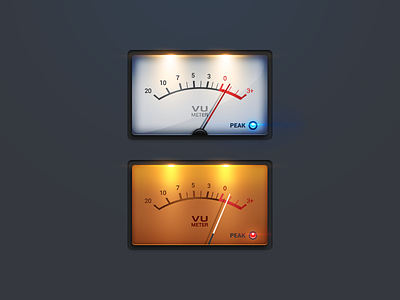 Audio UI - VU meter