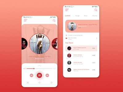 Music player application