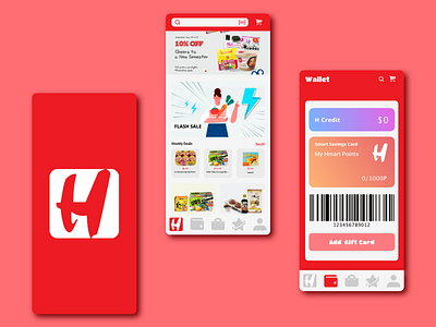 HMart app Redesign appdesign design interactivedesign uidesign uiuxdesign uxdesign visualdesign webdesign