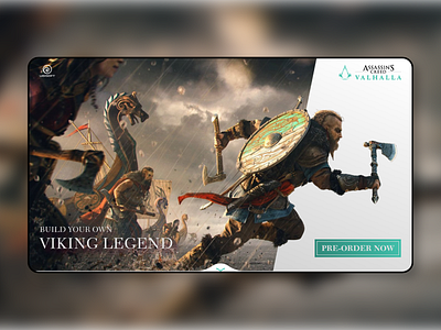 Assassin's Creed Valhalla design graphicdesign interactivedesign productdesign ui ux visualdesign webdesign 그래픽디자인 시각디자인