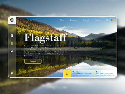 Flagstaff design graphicdesign interactivedesign productdesign ui uiux ux visualdesign webdesign 디자인 시각디자인