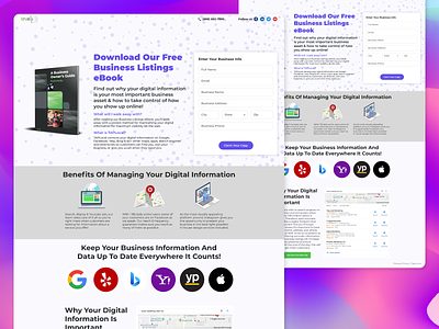 e-Book Landing Page branding design digitaldesign graphicdesign interactivedesign marketing productdesign ui ux visualdesign webdesign