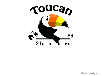 Logo toucan logo vector character