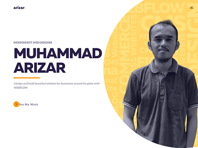 Muhammad Arizar's Portfolio Web Design