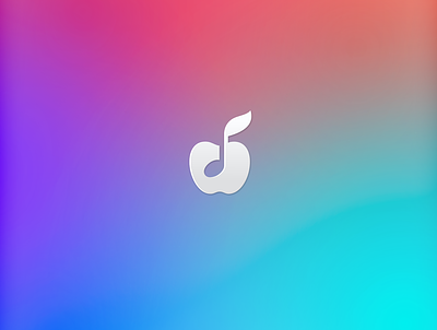 Apple Music app app design apple apple music applemusic concept creative digital fantazy icon logo logodesign logodesigner music negativespace note sign simple vector