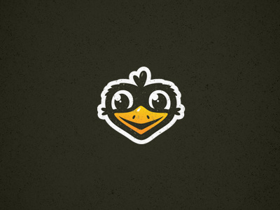 cute ostrich bird character child cute funny illustration logo logotype ostrich strawstack