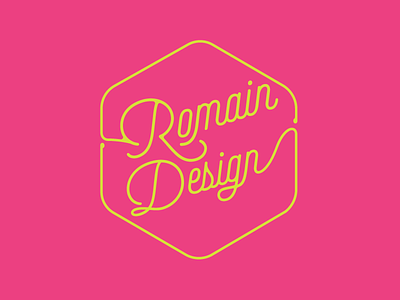 RomainDesign flashy Logotype design flashy graphic logo romaindesign typography