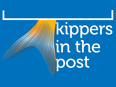 Kippers In The Post logo illustrator