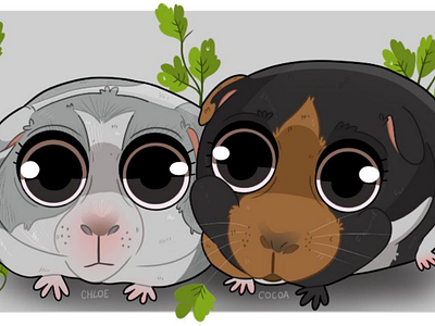 Pet Commisson animals cartoon character design commission cute digital art freelance illustration pets