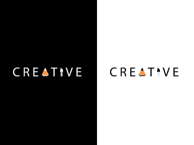 Creative Logo Mark (Pencil Cut Waste and Art Brush)