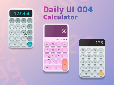 #Daily UI 004 Calculator