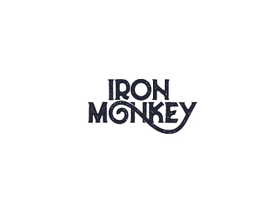 Iron Monkey brand design branding logo logo identity logo inspiration logo inspirations logodesign typography vector