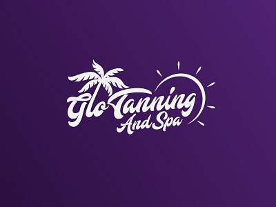 Glo Tanning and Spa brand design branding logo inspiration logodesign workmark