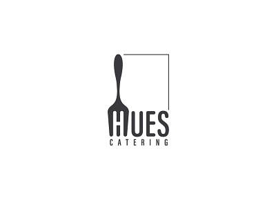 HUES CATERING brand design branding logo identity logo inspiration logodesign typography