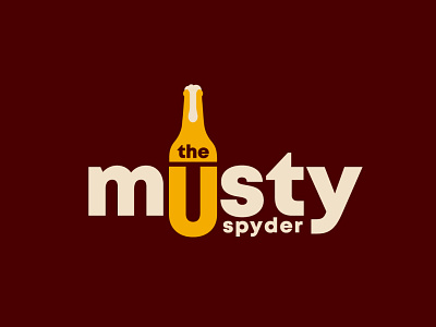 The Musty Spyder brand design brand identity branding logo logo identity logo inspirations typography vector