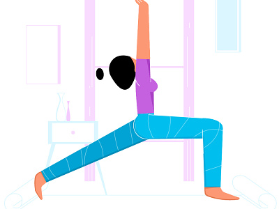 Yoga & Meditation App app behance branding design illustration illustrator meditation meditation app meditations minimal procreate ui vector yoga yoga app yoga pose yoga studio