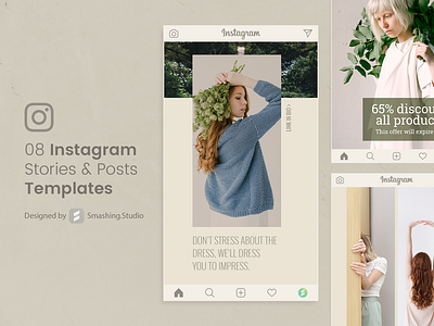 08 Instagram Stories & Posts Templates