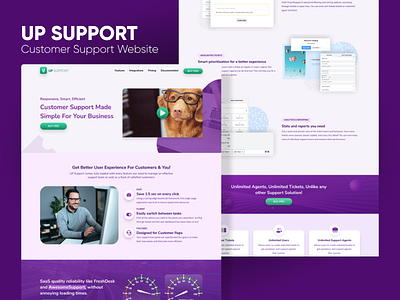 UP SUPPORT Customer Support Website