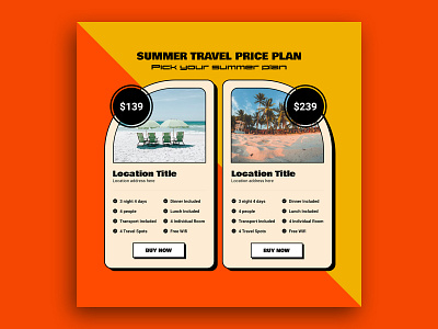 Summer Travel Price Plan