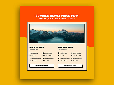 Summer Travel Price Plan