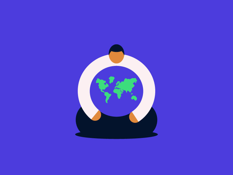 Earth By Matie On Dribbble Earth By Matie On Dribbble
