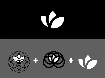 Logo - design process branding calm design flower illustration illustrator logo minimal vector zen