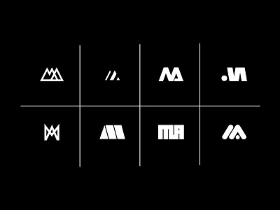 Monogram panel series #2 branding design illustration illustrator logo minimal modernism monogram logo vector