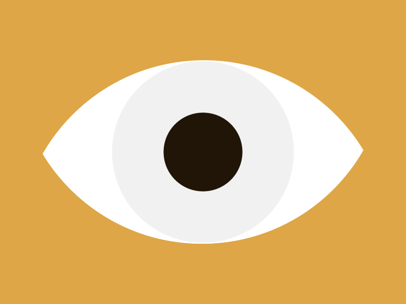 Keep an eye on 👁️ aftereffects animation design eye illustration illustrator minimal vector