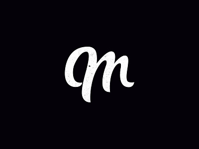 M lettering logo branding calm design flow illustrator lettering lettering art lettering logo logo minimal vector