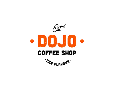Dojo Coffee shop branding coffee coffeeshop design illustration illustrator logo minimal vector