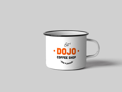 Dojo coffee mug branding coffee mug coffeebrand design illustration illustrator logo minimal modernism mug vector