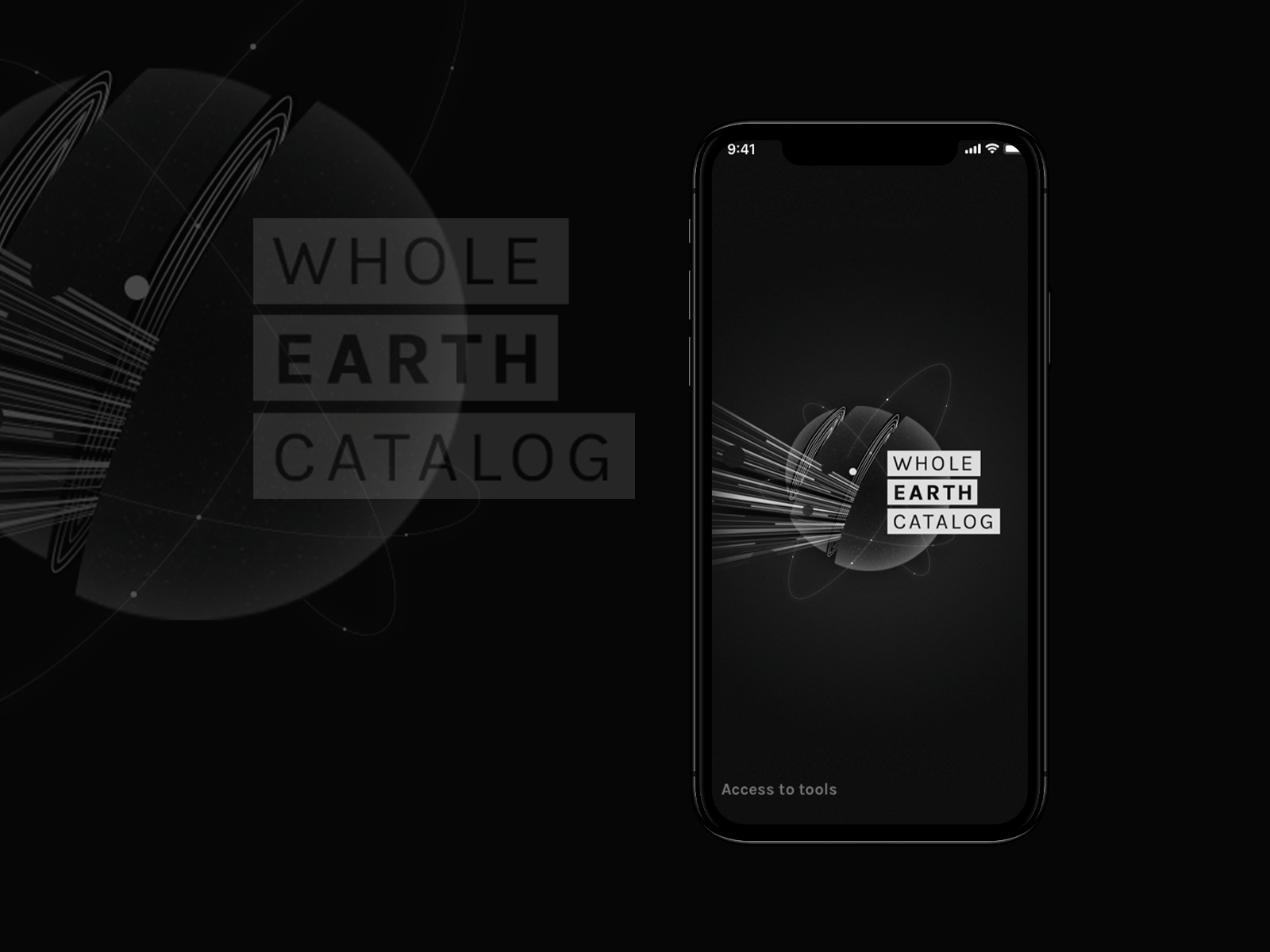 Whole Earth Catalog app black blackandwhite retro shadow space