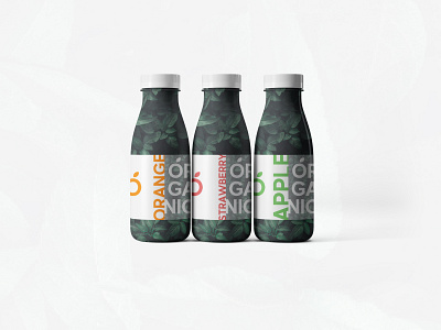 ORGANIC - Organic Juice Bottles - Design concept