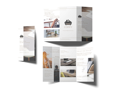 Comfy - Brochure Design Concept brochure brochure design clean furniture minimalist