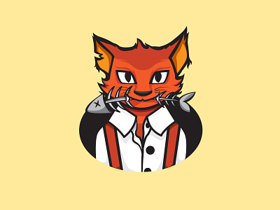 Wild cat design flat illustration logo logodesign minimal playboy