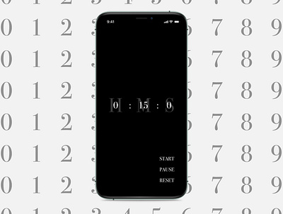Countdown timer 014 black and white challenge countdown timer daily ui figma figmadesign minimalism minimalist