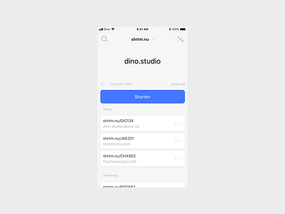 Short Menu – Exploration animation app blue button card cards columns design easy grid icons input ios iphone list minimal table ui ux