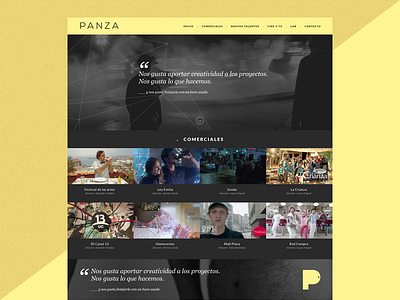 . Panza tiene onda chile santiago spot ui video web webdesign website