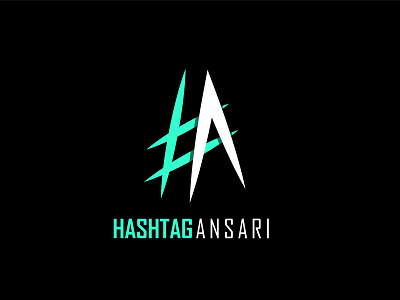 HASHTAG ANSARI adobe illustrator branding illustration logo logodesign mark typography