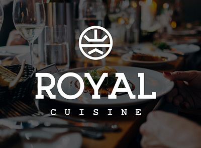 Royal Cuisine Brand brand design branding design facetype logodesign mark photoshop