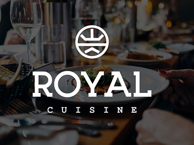 Royal Cuisine Brand brand design branding design facetype logodesign mark photoshop