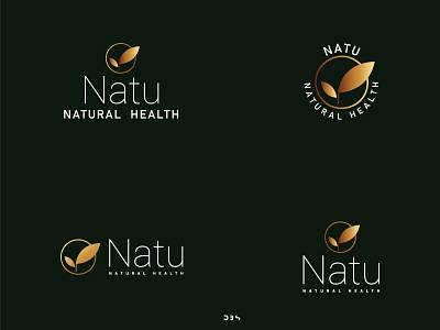 NATU Natural Health adobe illustrator branding design health logo logodesign natural supplements