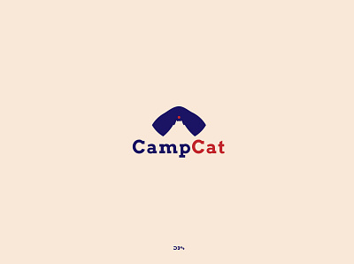CampCat adobe illustrator bradning branding camping cat concept mark vector