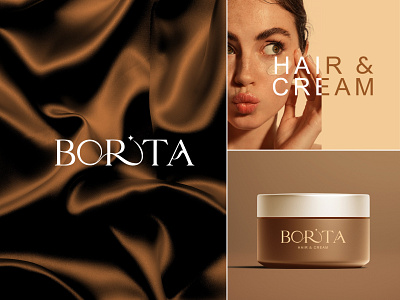 BORITA adobe illustrator beauty brand branding cream design details fashion identity logo premium