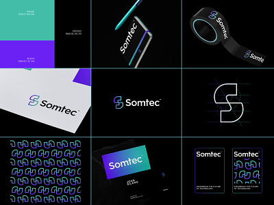 Somtec Visual Identity 2022 adobe illustrator branding brandings design details identity logodesign trend vector visual visuals