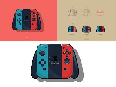 Nintendo Switch adobe illustrator illustraion nintendoswitch