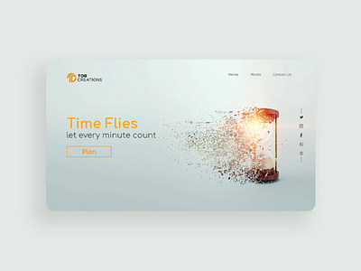 Landing Page designs desktop landingpage product design time ui uiux uiux design ux