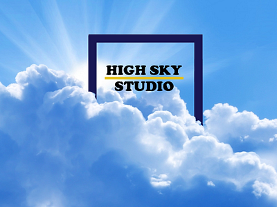 high sky studio cover photo branding design illustrator logo photoshop