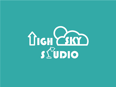HIGH SKY STUDIO branding design illustrator logo vector